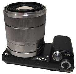 SONY NEX-5N 16.1MP DIGITAL CAMERA W/ 18-55MM F/3.5-5.6 OSS LENS CHARGER 2 BATTER